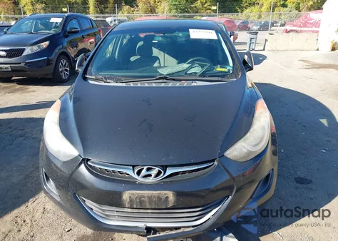 2013 Hyundai Elantra Gls from USA, damaged, VIN 5NPDH4AE7DH374464